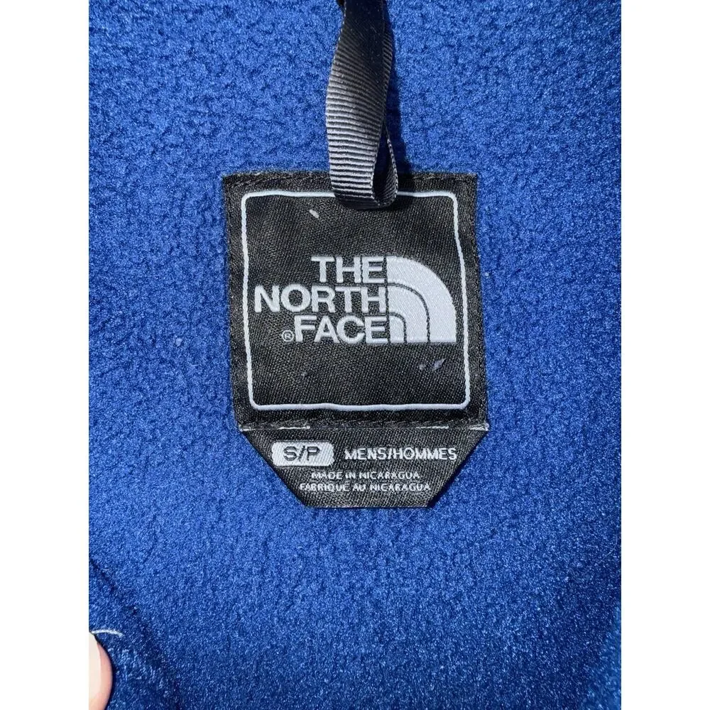 The North Face Denali Polartec Fleece Jacket Vented A193 Grey Blue Men's Small
